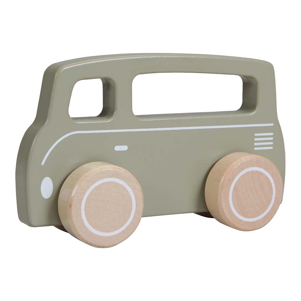 Koka busiņš, Wooden Toy Van Olive, Little Dutch, LD7002