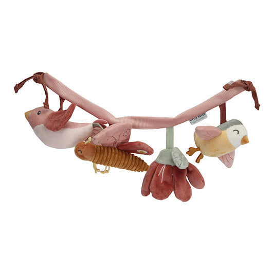 Ratu rotaļlieta Flowers Butterflies, Stroller Toy Chain, Little Dutch LD 8711
