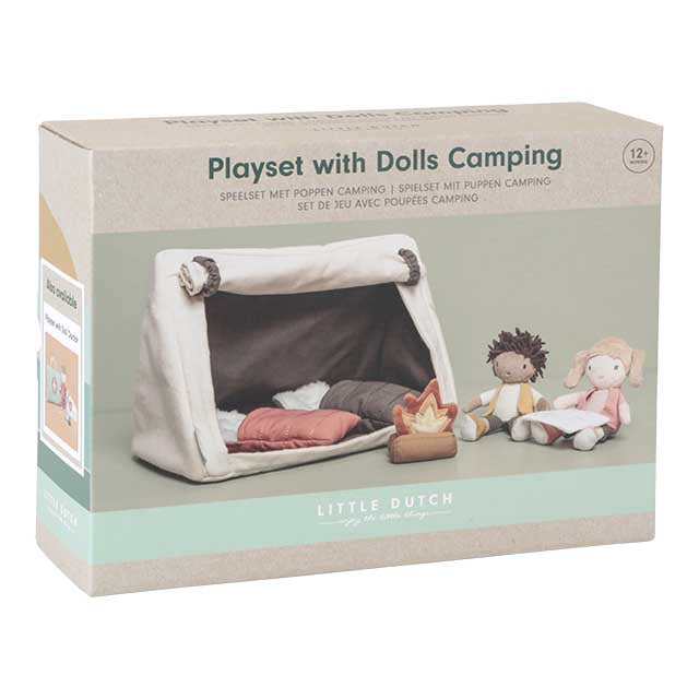 Rotaļu komplekts ar lellēm, Playset with dolls "Camping ", Little Dutch, Kempings, LD4550