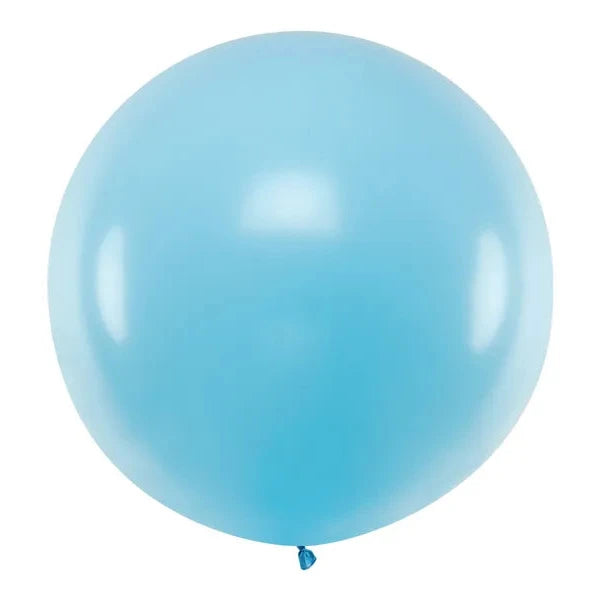 Apaļš balons Round Balloon, light-blue, 100cm, zils, OLBO-001J