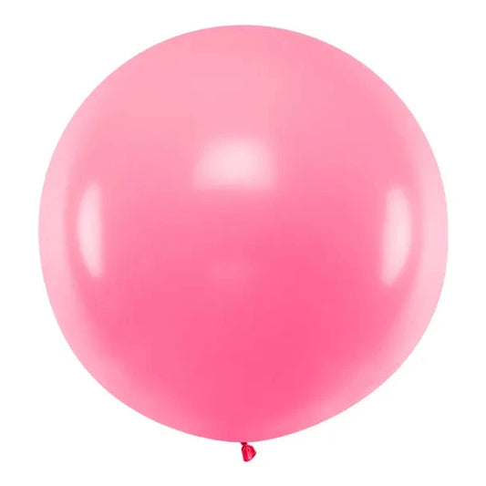 Apaļš balons Round Balloon, pastel pink, 100cm, rozā, OLBO-004