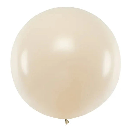 Apaļš balons Round Balloon, nude, 100cm, bēss, OLBO-076J