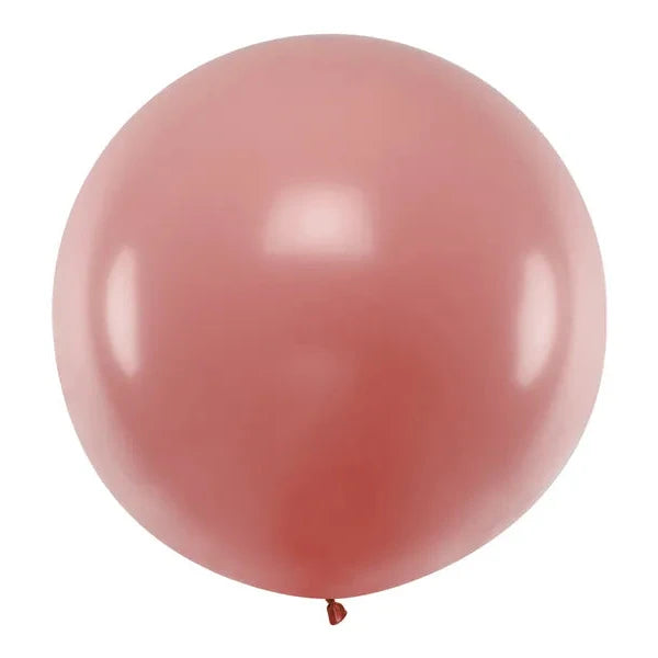 Apaļš balons Round Balloon, wild rose, 100cm, rozā, OLBO-081AN