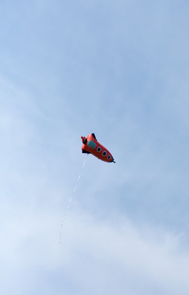 Liels folija balons Raķete - pildāms ar gaisu vai hēliju, 44x115cm, Hēlija baloni Liepājā