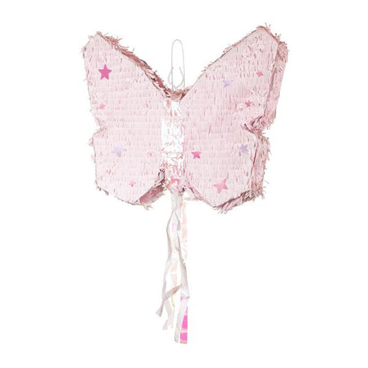 Pinjata roza taurenis, Pinata Butterfly, 58x48x10cm, PINS9, Party Deco
