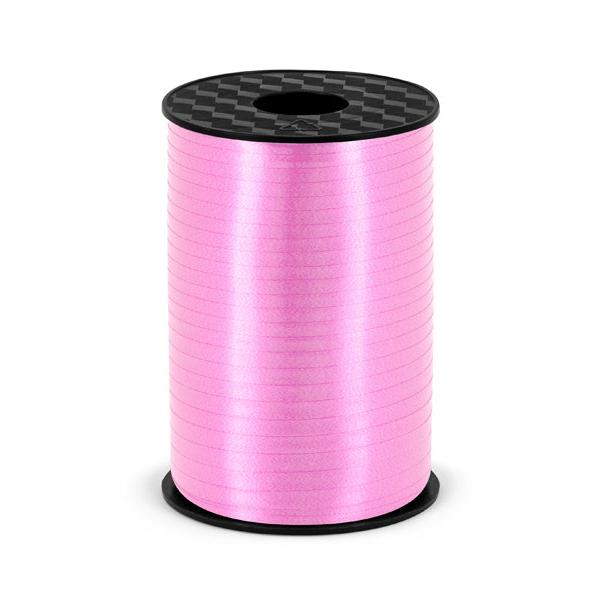 Rozā plasmasas dāvanu lente - Plastic Ribbon,  PRP5-081J, light pink, 5mm/225m
