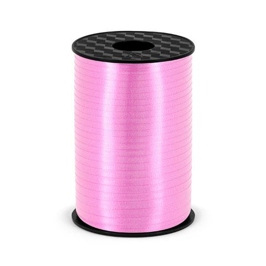 Rozā plasmasas dāvanu lente - Plastic Ribbon,  PRP5-081J, light pink, 5mm/225m
