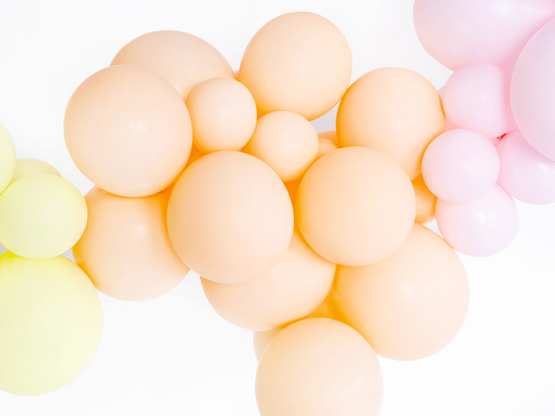 Hēlija balons - Pastel Light Peach Balloon, 30cm, Hēlija baloni Liepājā, SB14P-075J