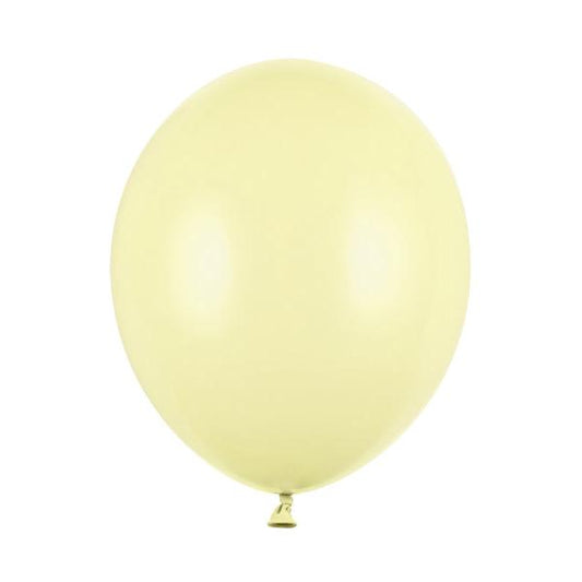 Hēlija balons - Pastel Light Yellow Balloon, 30cm, Hēlija baloni Liepājā, SB14P-084J