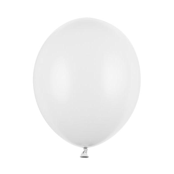 Hēlija balons - Pastel Pure White Balloon, 30cm, Hēlija baloni Liepājā, SB14P-008