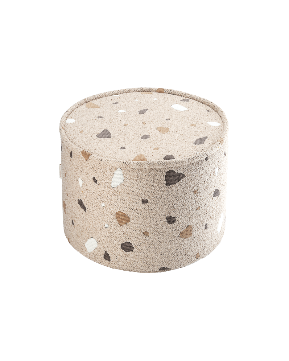 Pufs Terrazzo Sand Pouffe, Wigiwama