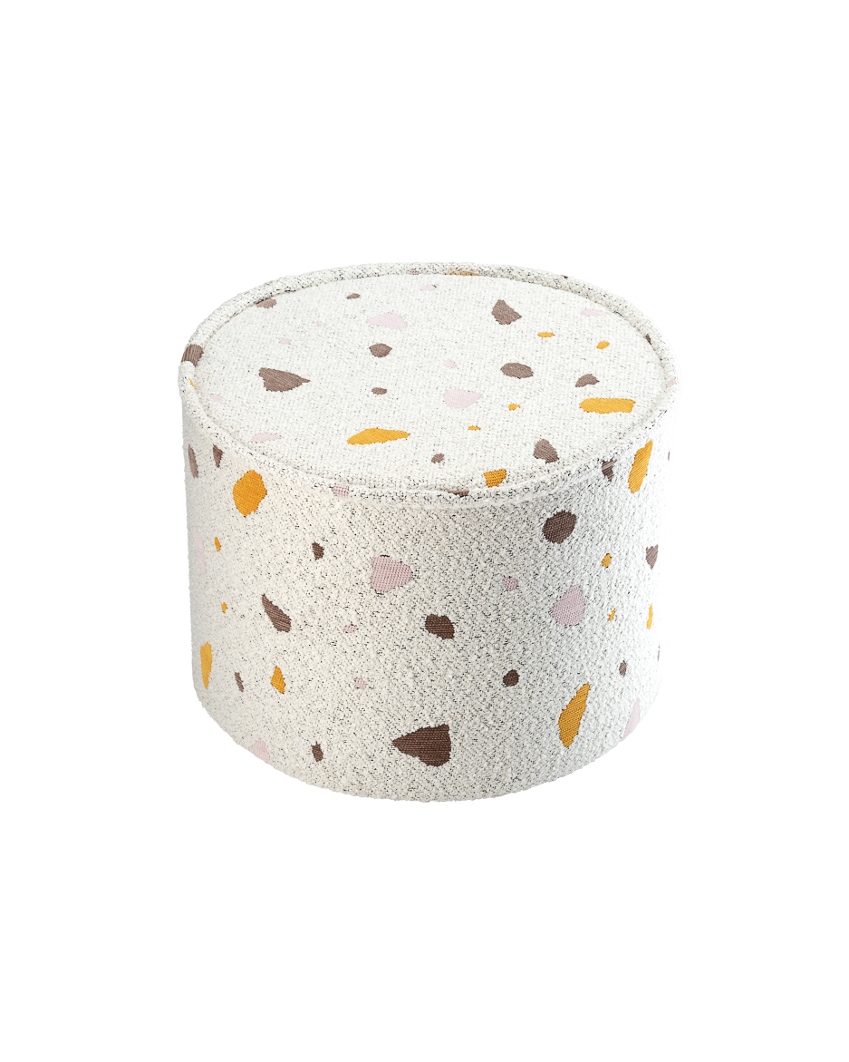 Pufs Terrazzo Marble Pouffe, Wigiwama