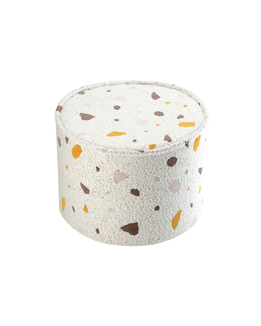 Pufs Terrazzo Marble Pouffe, Wigiwama