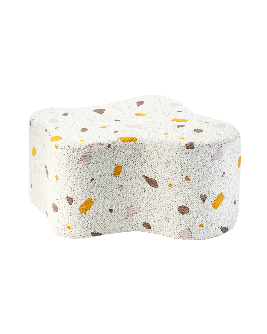 Pufs Terrazzo Marble Cloud Pouffe, Wigiwama