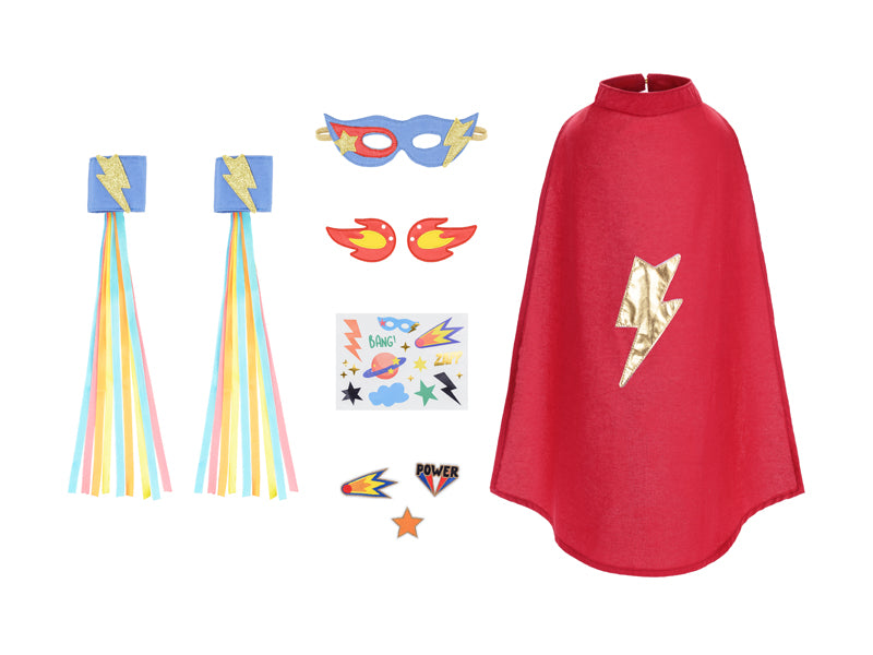 Supervaroņa kostīma komplekts, Superhero costume, Party Deco, WL1