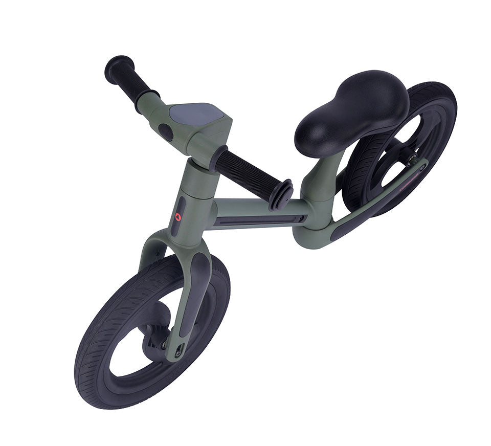 Foldable Balance Bike MANU Green, līdzsvara skrejritenis, salokāms, zaļš