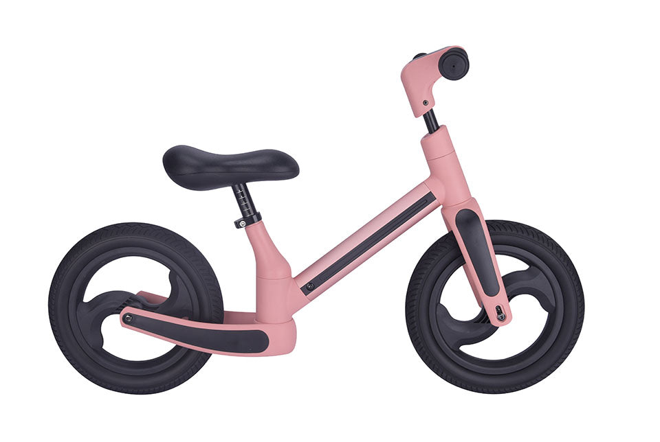 Foldable Balance Bike MANU Pink, līdzsvara skrejritenis, salokāms, rozā