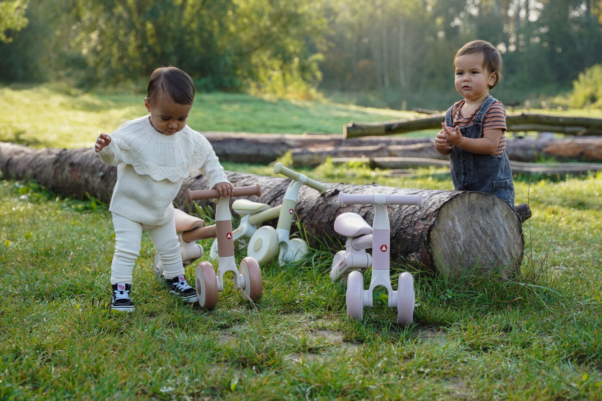 Bērnu Skrejritenis, Balance Bike, YUKI Lilac, rozā ritenis, Topmark, T6081.Lilac