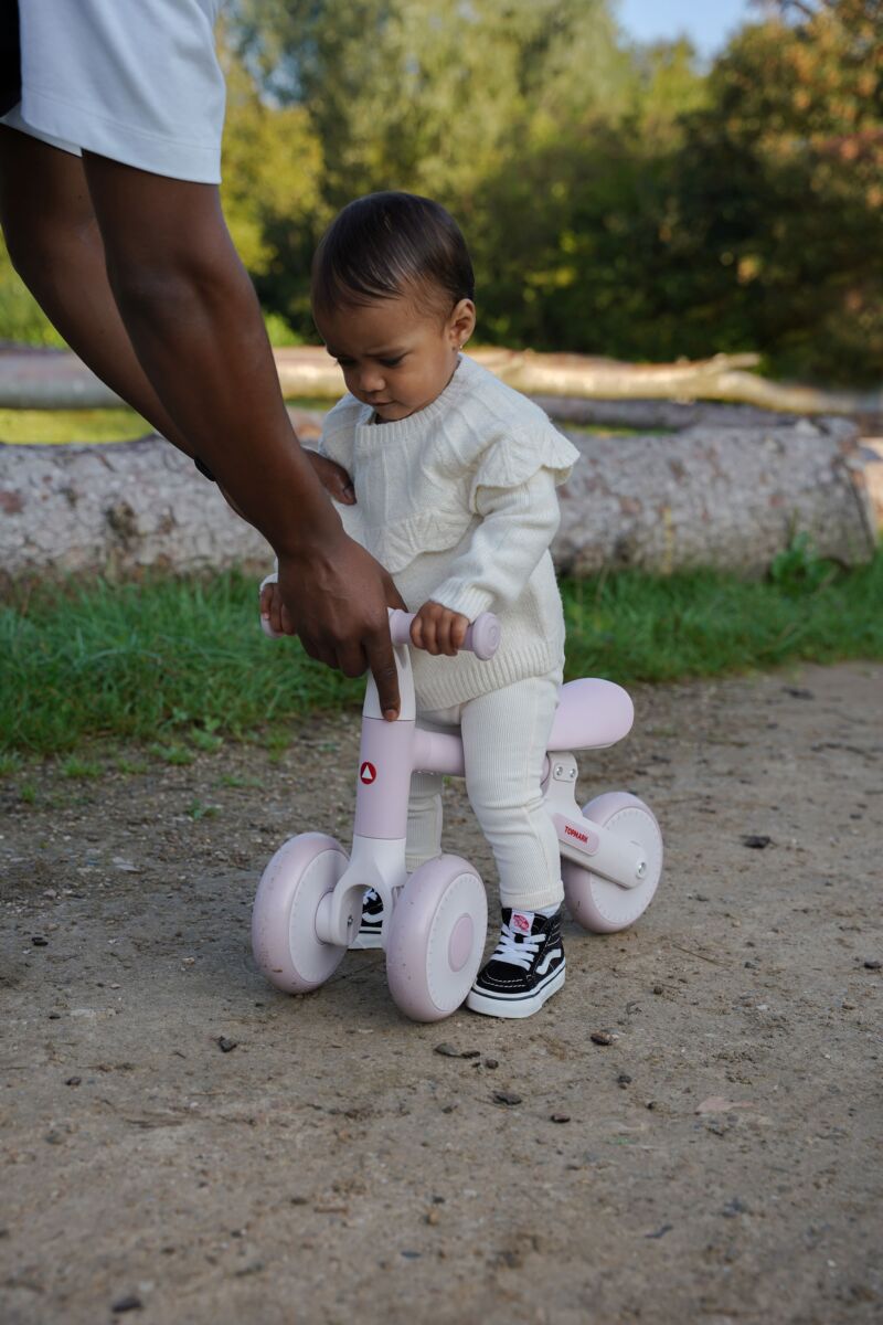 Bērnu Skrejritenis, Balance Bike, YUKI Lilac, rozā ritenis, Topmark, T6081.Lilac