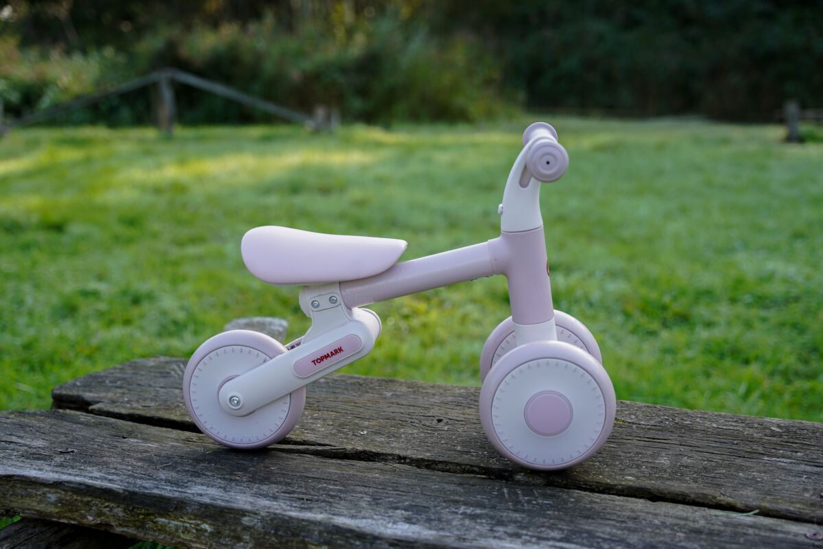 Bērnu Skrejritenis, Balance Bike, YUKI Lilac, rozā ritenis, Topmark, T6081.Lilac