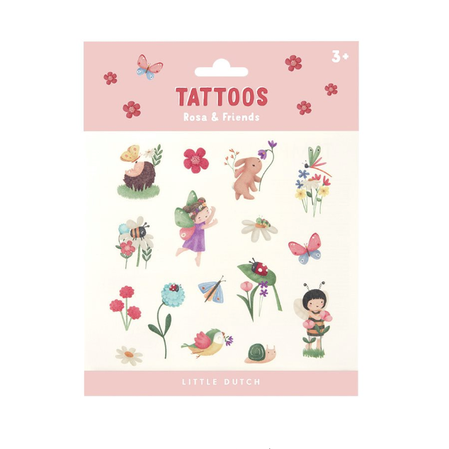 Bērnu tetovējumi Rosa & Friends, Tattoos, Little Dutch, LD370139