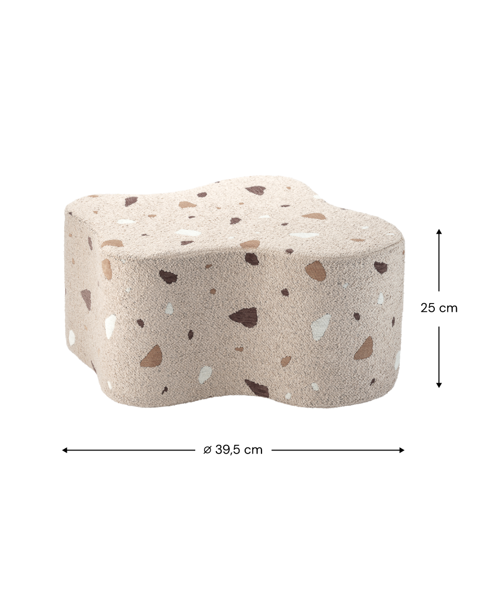 Pufs Terrazzo Sand Cloud Pouffe, Wigiwama