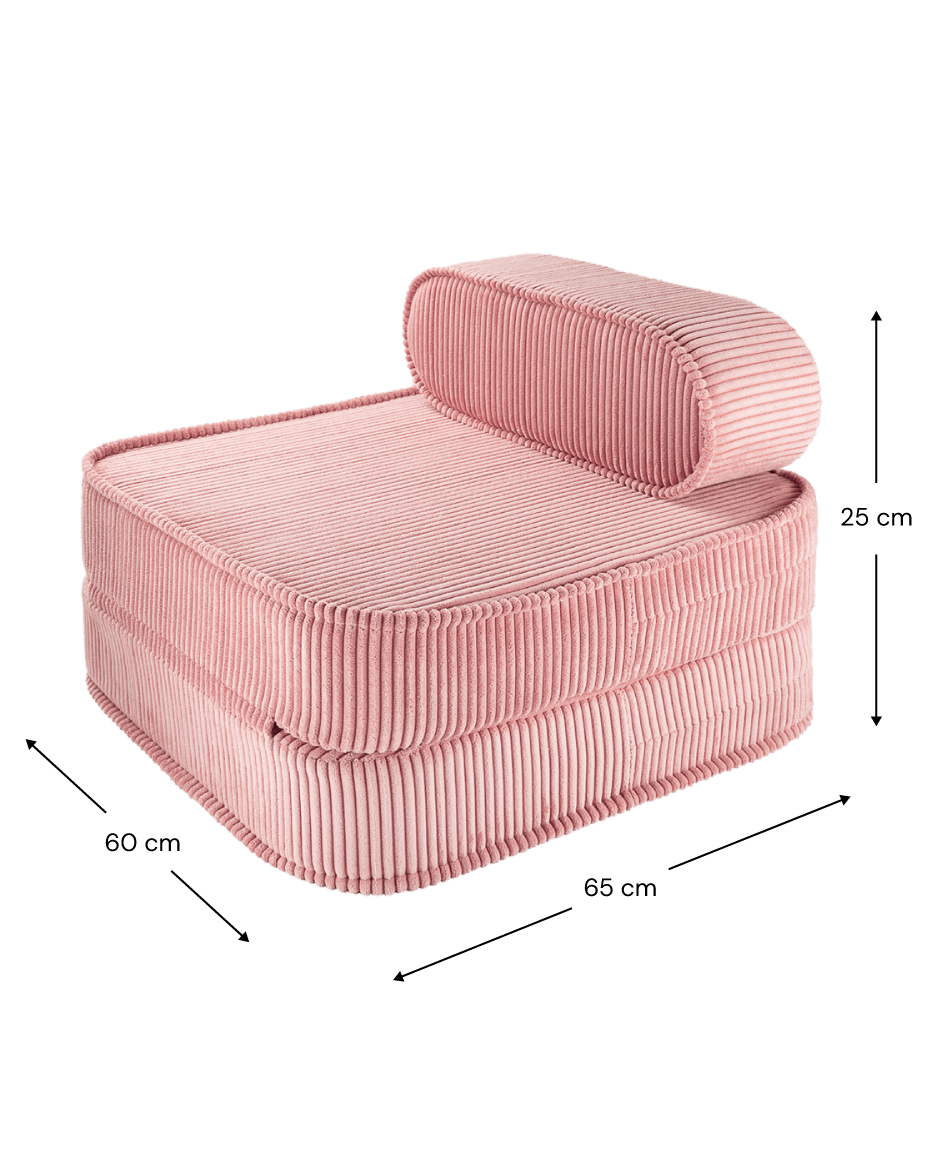 Salokāms krēsls Pink Mousse Flip Chair, Wigiwama