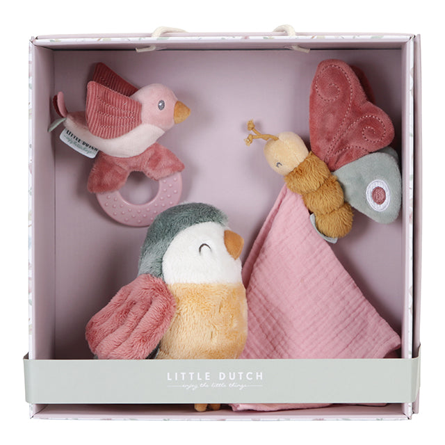 Little Dutch raudzību dāvanu komplekts jaundzimušajam, Flowers and Butterflies Gift box, LD8715