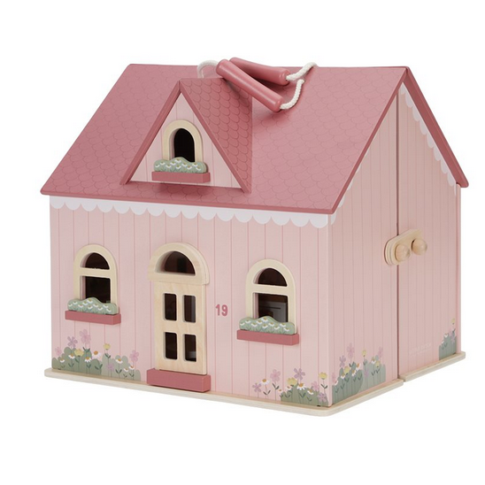 Jaunā Little Dutch leļļu māja Little Farm, Pārvietojamā - Wooden Portable Dollhouse, LD7116, rocketbaby.lv