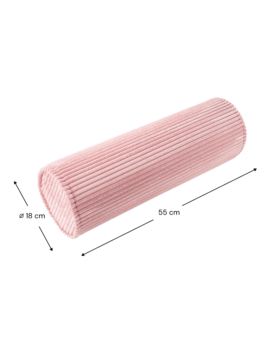 Spilvens - Rullītis Pink Mousse Roll Cushion, Wigiwama