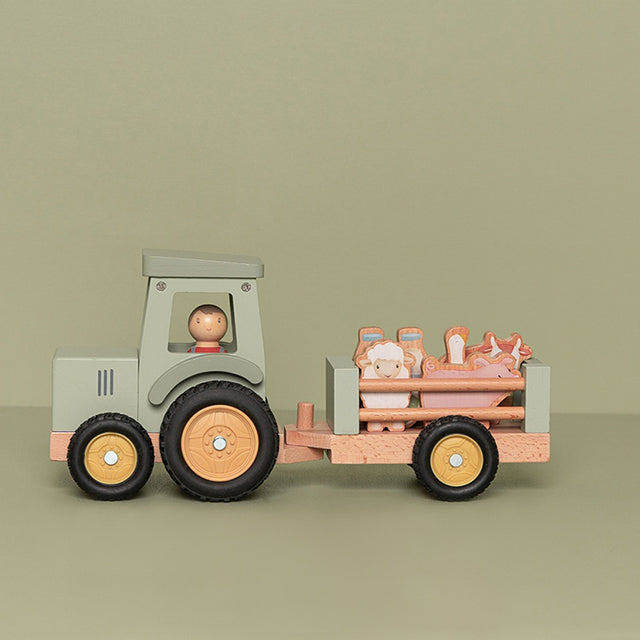 Traktors ar treileri Little Farm, Tractor with Trailer, Little Dutch, LD7149