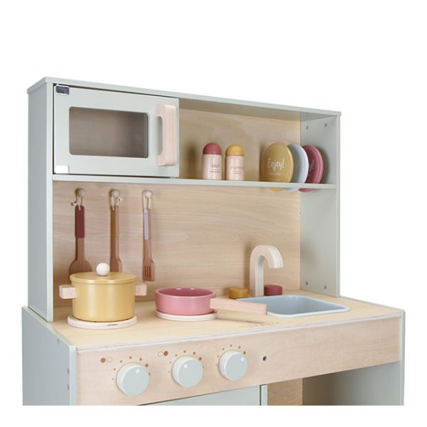 Bērnu rotaļu koka virtuve, Mint, Little Dutch, Toy kitchen, 7088