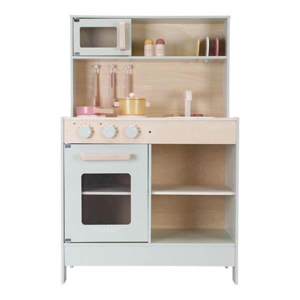 Bērnu rotaļu koka virtuve, Mint, Little Dutch, Toy kitchen, 7088